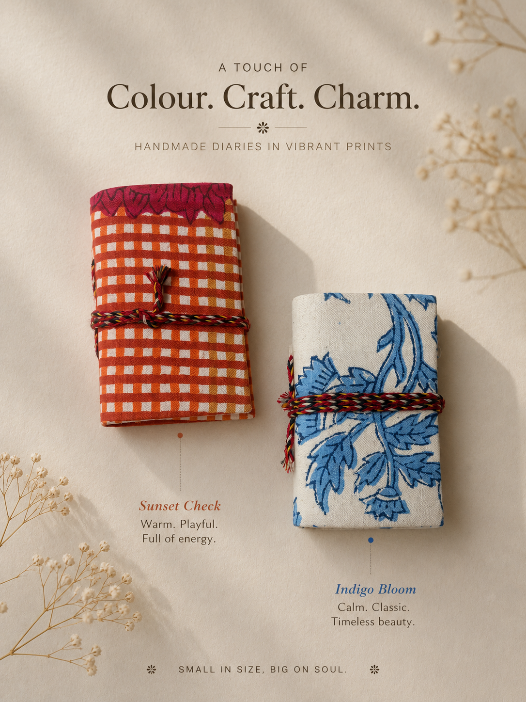 Pocket sized Diary- Set of 3