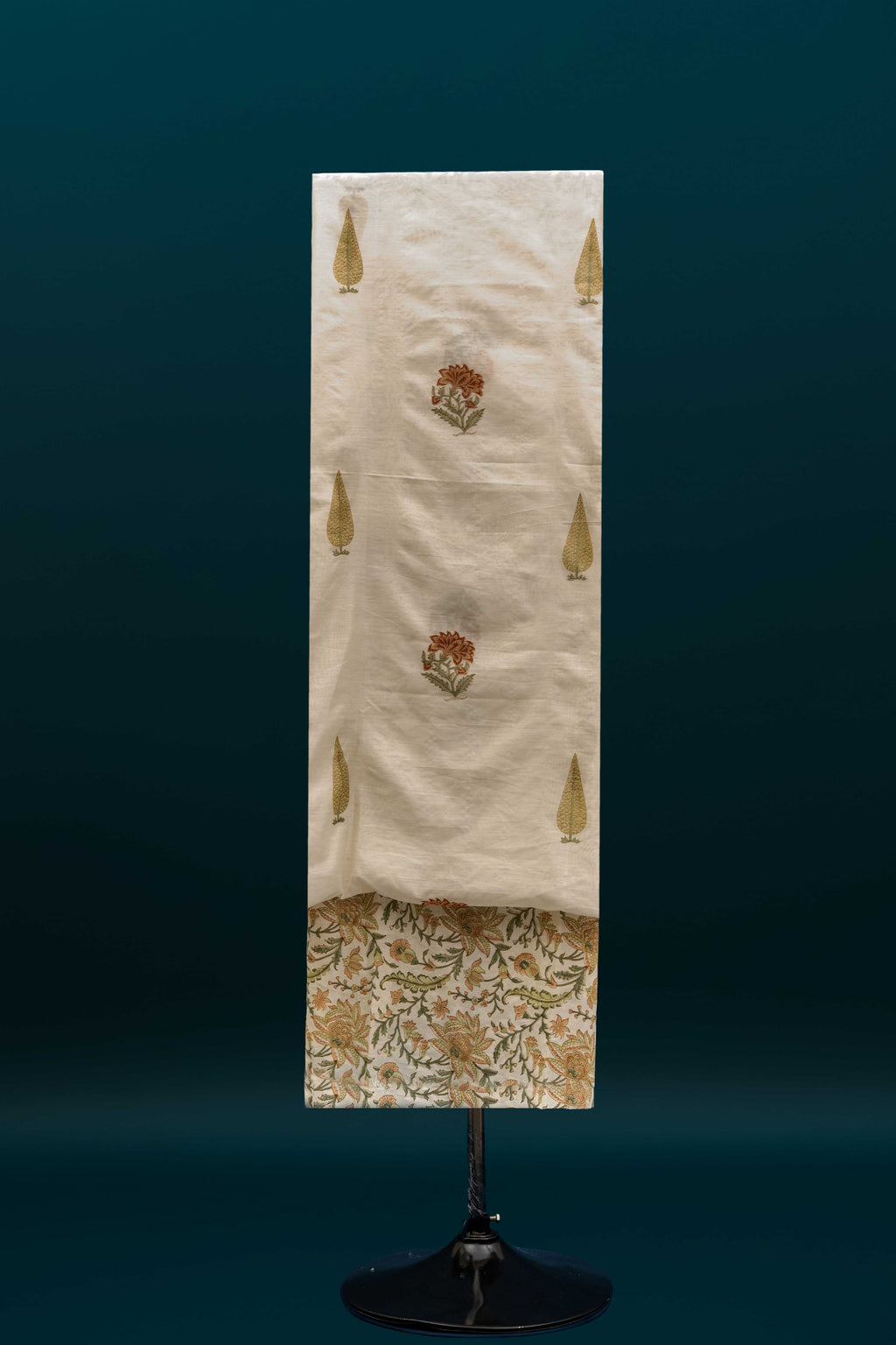 SITARA – Chanderi & Handblock Suit Set