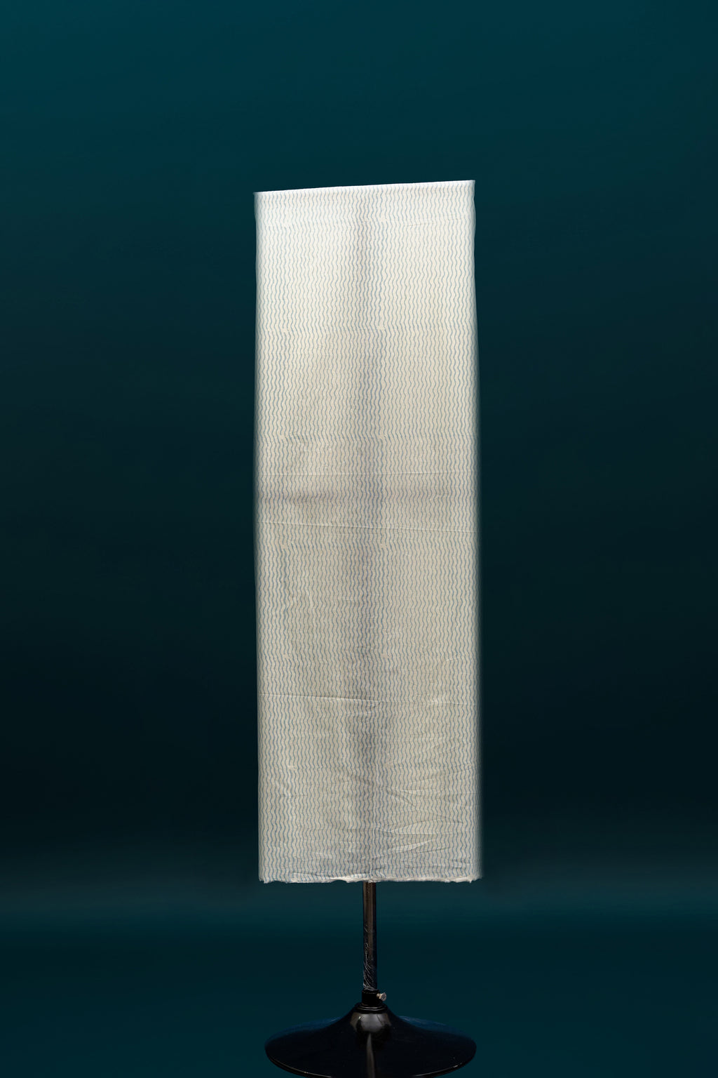 IVORY AURA – Chanderi & Handblock Suit Set