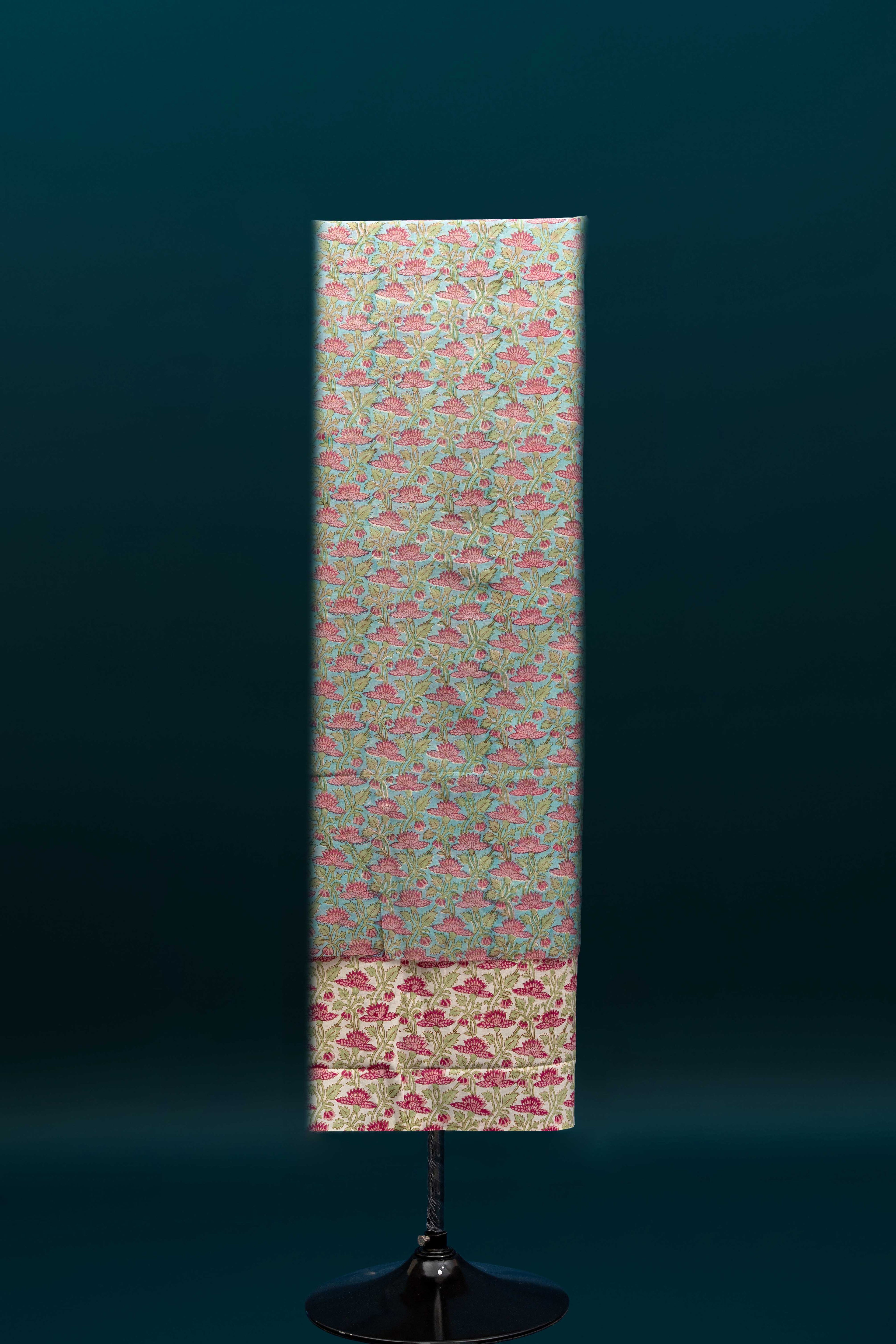 NOORANIYAT – CHANDERI & HANDBLOCK SUIT SET