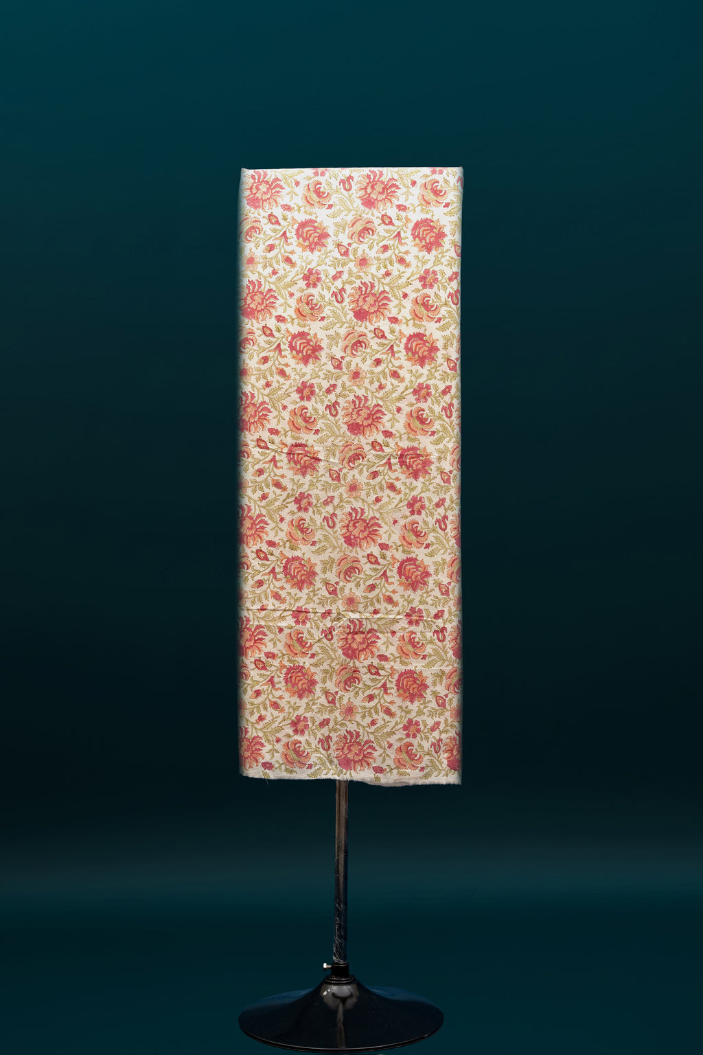 ETERNAL IVORY – Chanderi & Handblock Suit Set