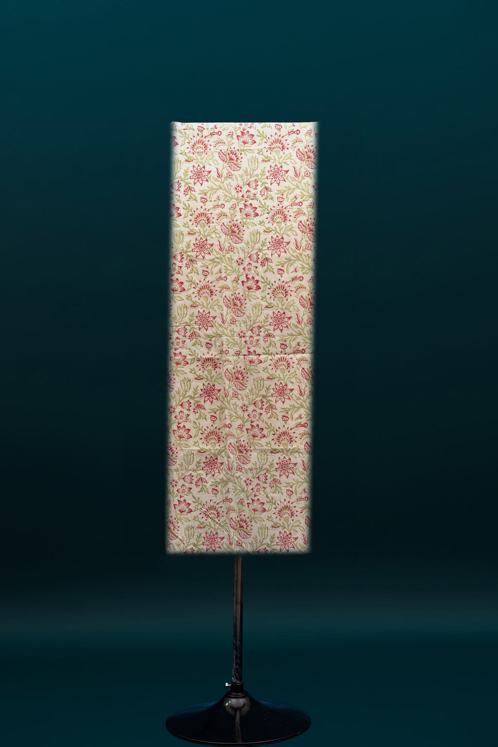 SUBAH NOOR – Chanderi & Handblock Suit Set