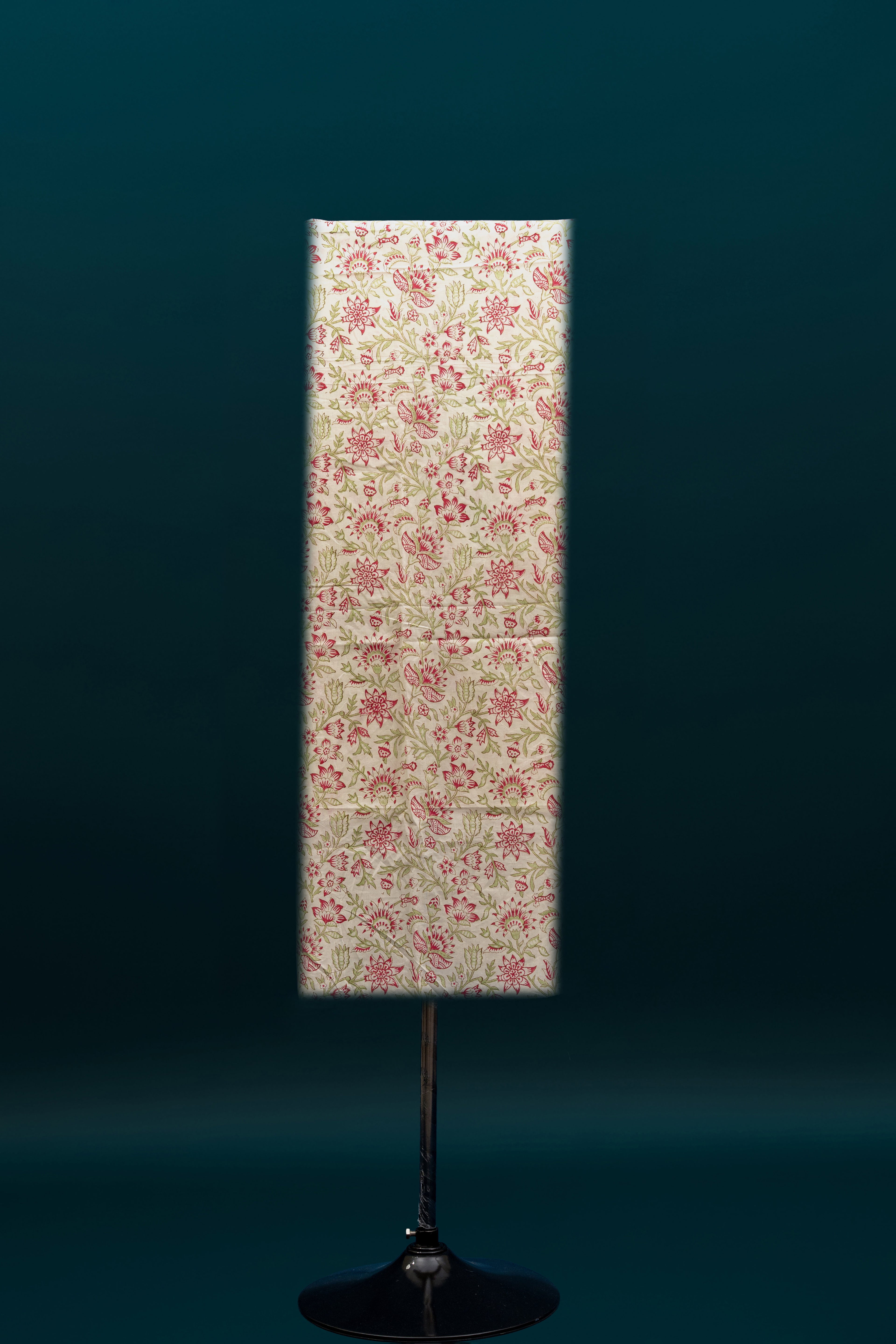 SUBAH NOOR – Chanderi & Handblock Suit Set