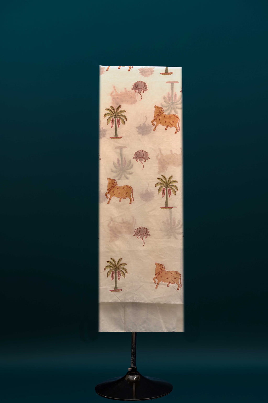 PICHWAI GLOW - Chanderi & Handblock Suit Set