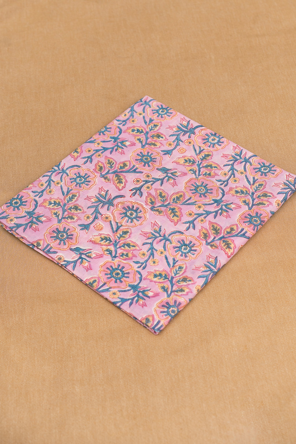 𝗜𝗦𝗛𝗤-𝗘-𝗡𝗢𝗢𝗥 - Unstitched Cotton 60×60 Suit Set with Kota Doria Dupatta (3 Piece Fabric)