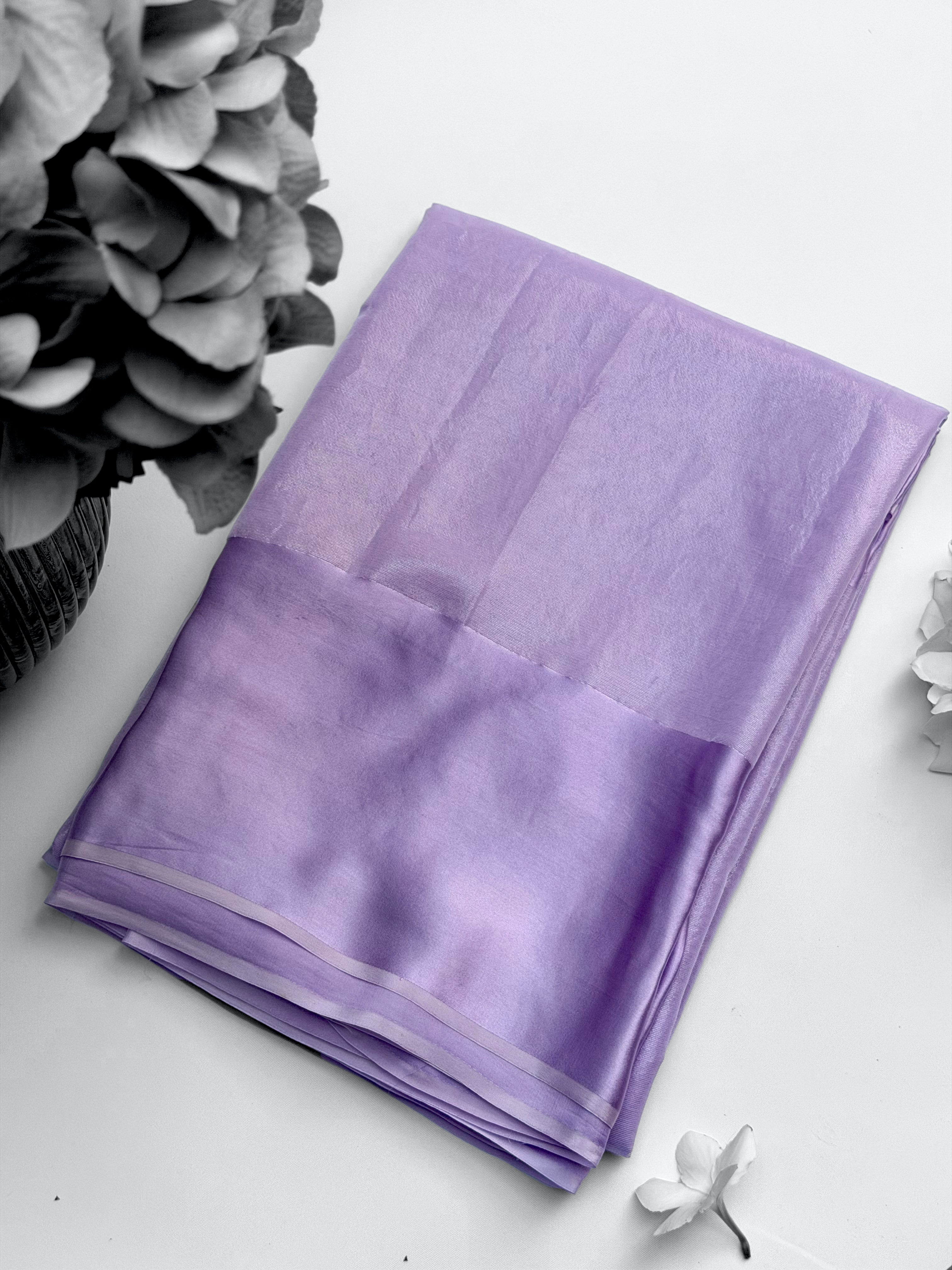 Lavender Shimmer Organza – Lightweight, Elegant & Luxe
