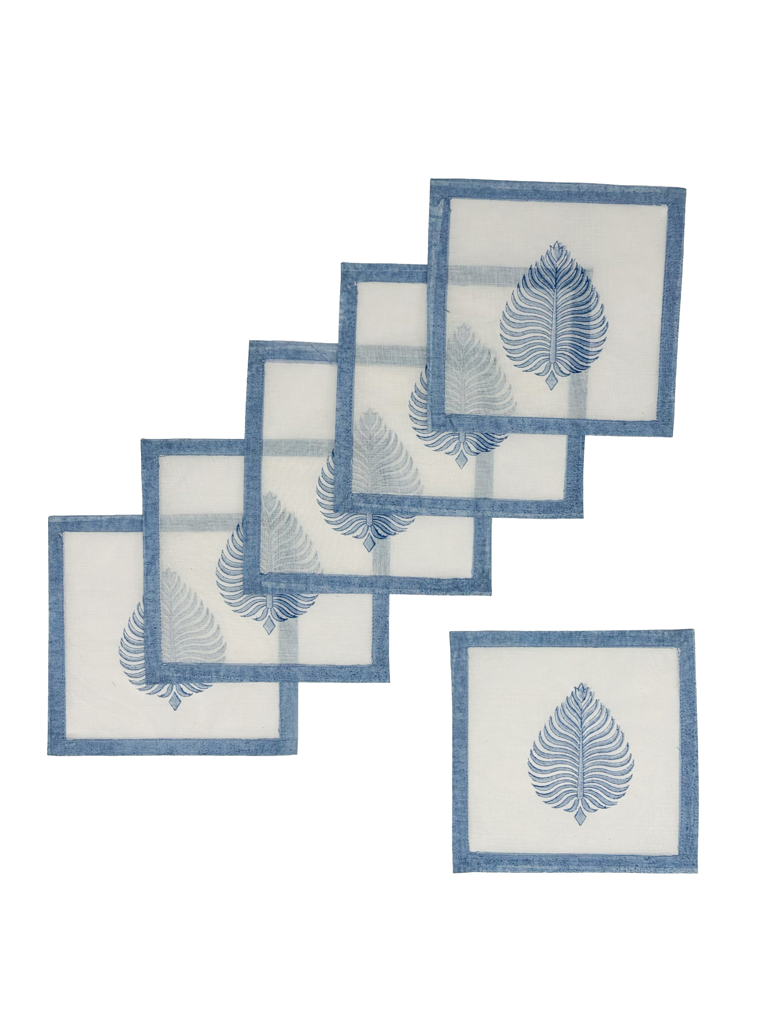 Indigo Courtyard Coasters