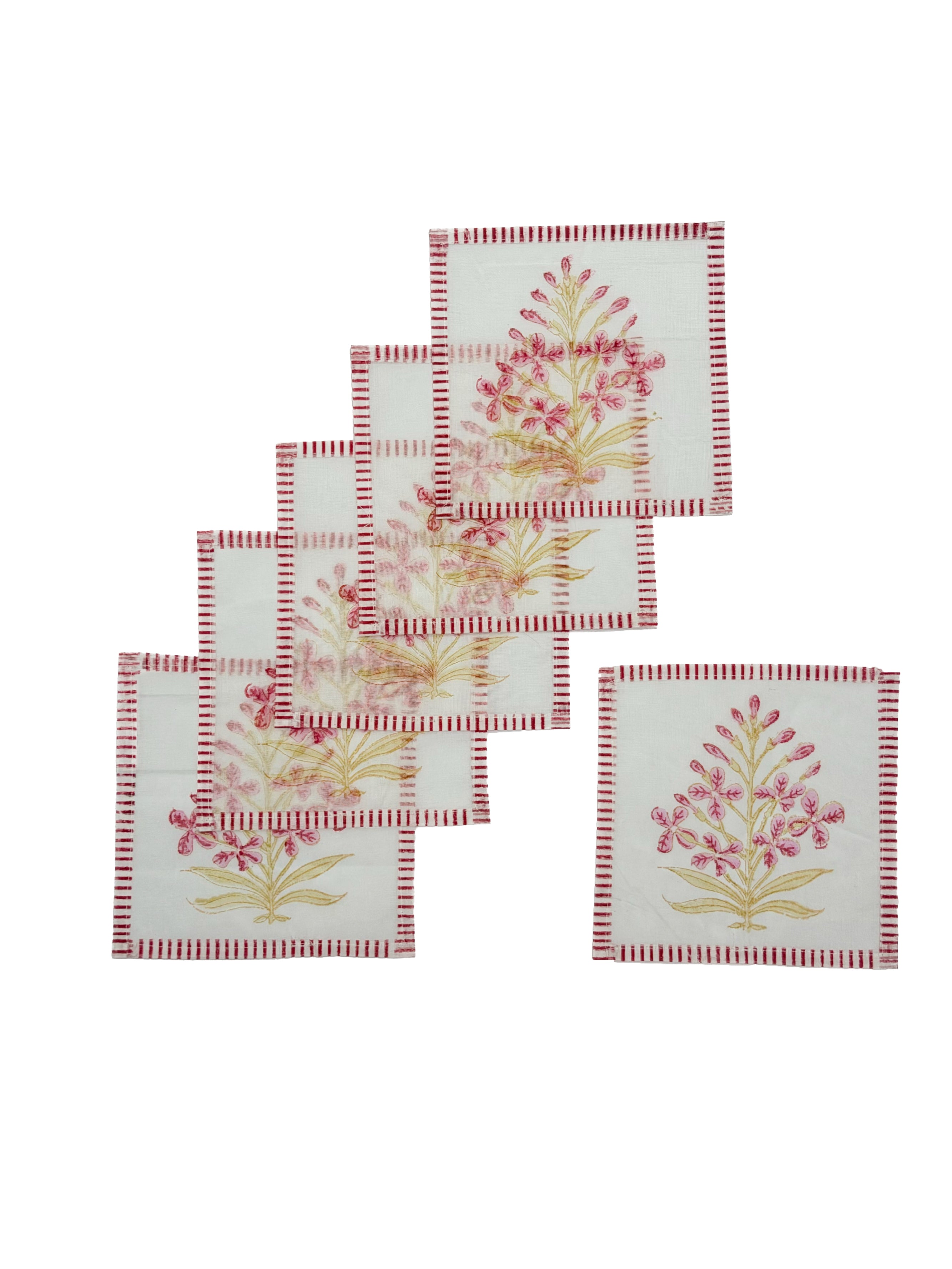 Red Mughal Signature Cocktail Coasters