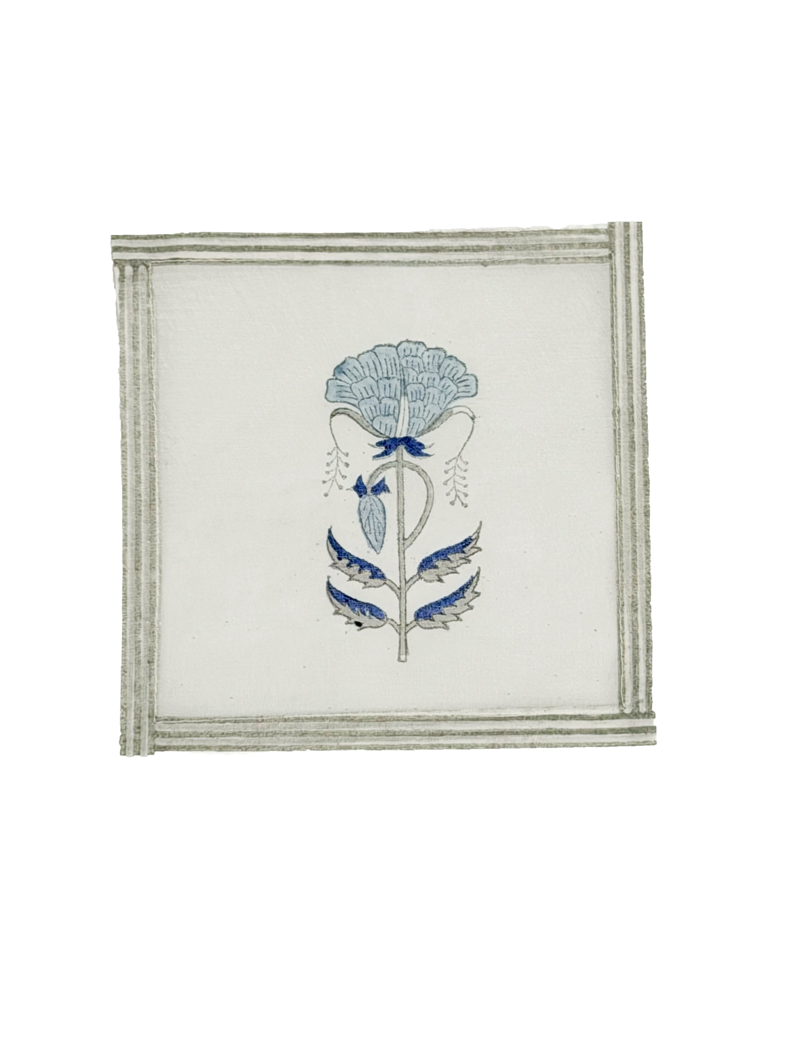 Blue Flower Signature Cocktail Coasters