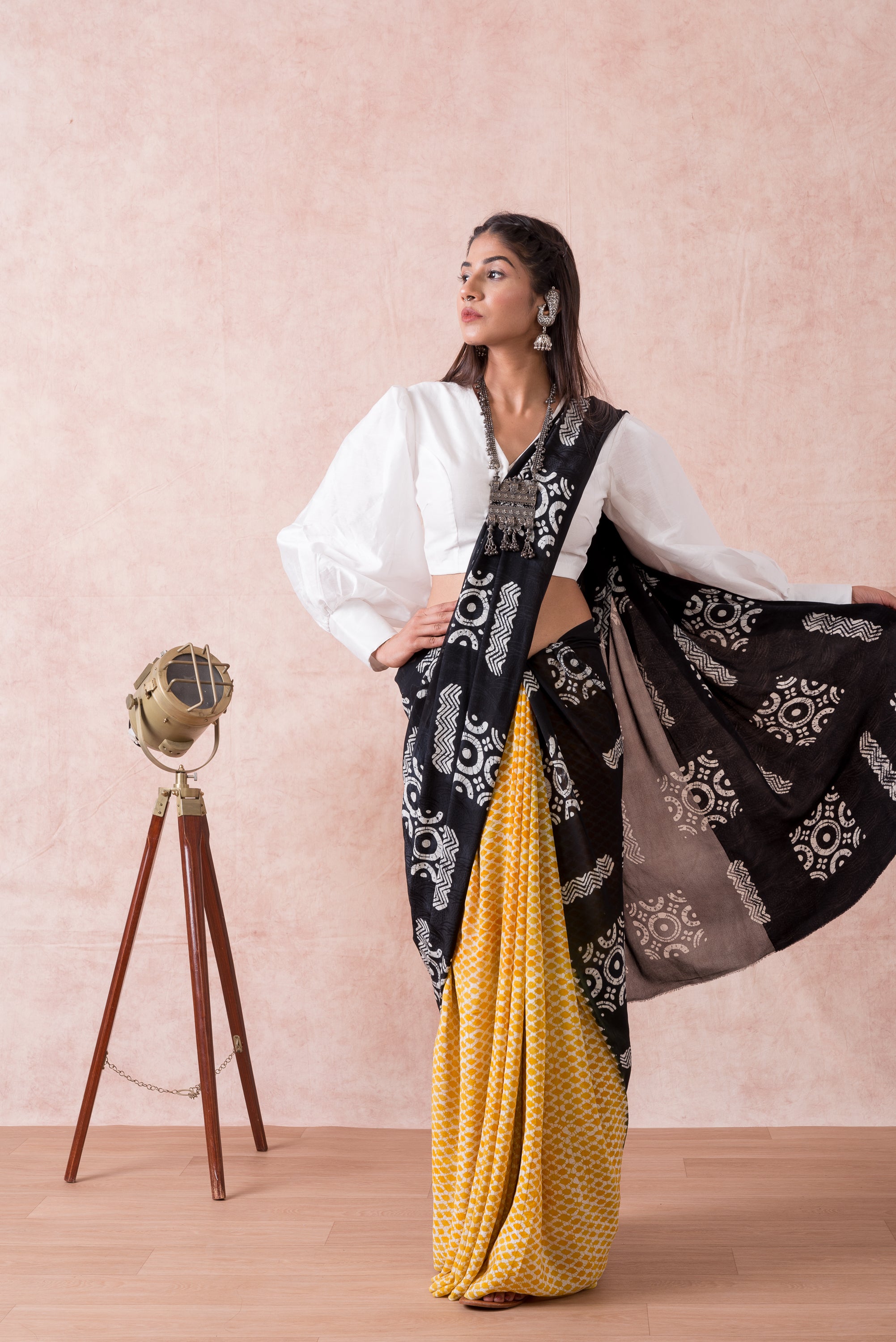 BATIK PRINT SILK SAARE